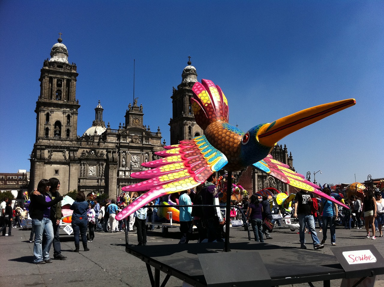 Alebrije groß Zocalo Mexiko Stadt